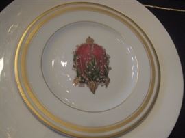 Faberge Imperial Collection plates, Limoge France.