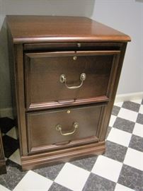 2 drawer file cabinet by Hekman.