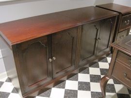 Office storage cabinets.