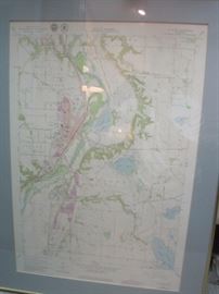 Vintage map of St. Peter Minnesota.
