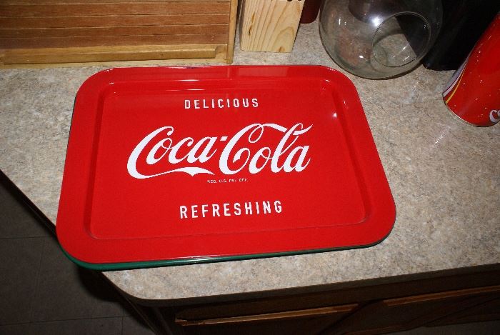 Collectible Coca Cola Metal Serving Trays