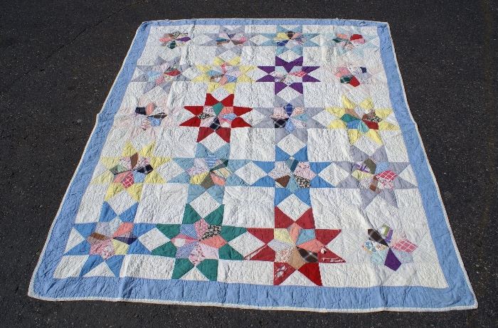 Old Antique Hand-made Quilts 