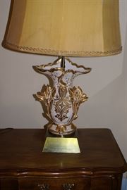 1 of 2 Retro Table Lamps
