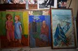 A collection of Richard Ericson oils. There are more.