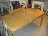 Heywood Wakefield Table. Found in the basement covered with art.