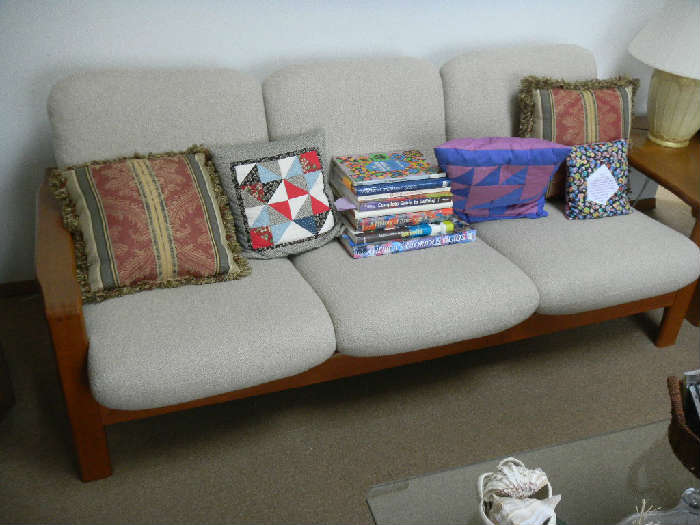 DANISH COUCH AND ART BOOKS