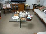 PHILLIP ENGEL GLASS COFFEE TABLE VINTAGE