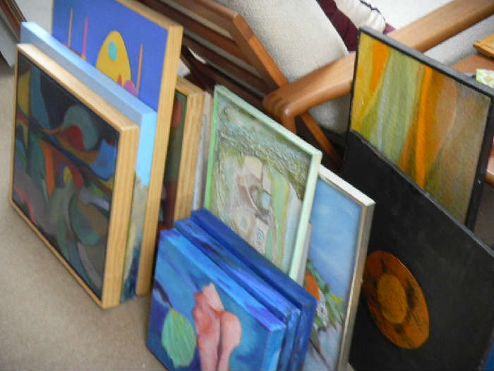 Pile of Paintings