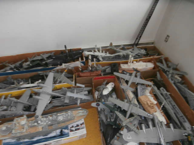 Two rooms full of vintage model planes and boats - $5 to $25 each. Buy a bundle and we'll give you a deal.
