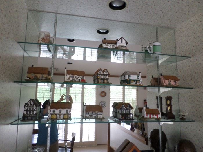 Collection of Swiss Regue Music Box Houses -all sizes