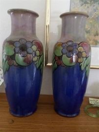 Royal Doulton Art Dec Vases, Circa 1925