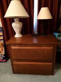#25 (2) Bedside tables w/drawers 28x16x23 $75 each