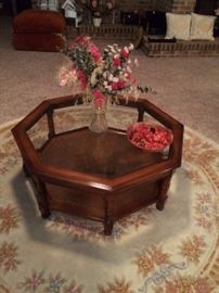 #87 Octagon coffee table$100