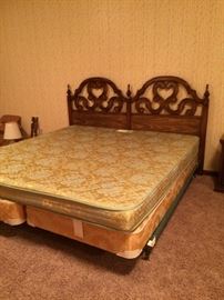 
#95 King head board $50
#97 King mattress set "as is" $25 