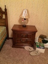  
#96 Bed side table 2 drawers $50