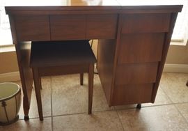 Sewing cabinet and stool