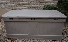 Plastic garden storage