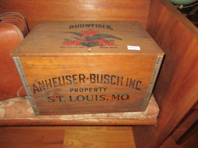 Anheuser Busch Wood Crate
