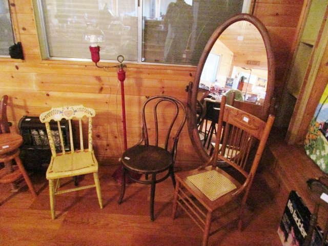 Misc Chairs, Cheval Mirror, etc