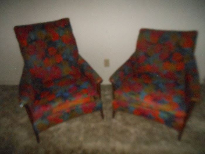 Matching mid-century chairs...need slight TLC