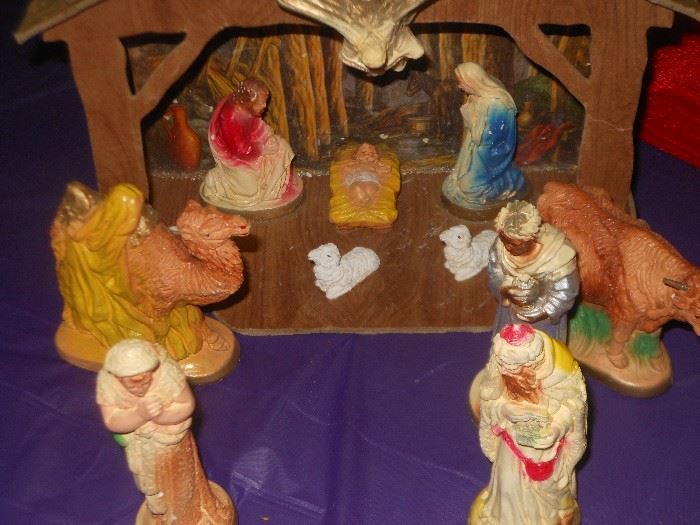 Vintage nativity
