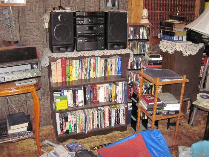 Book Shelf and Books, Corner Table