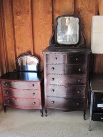 Vintage Dressers with Mirrors