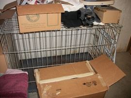 large dog cage