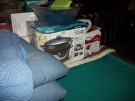 linens and kitchen misc