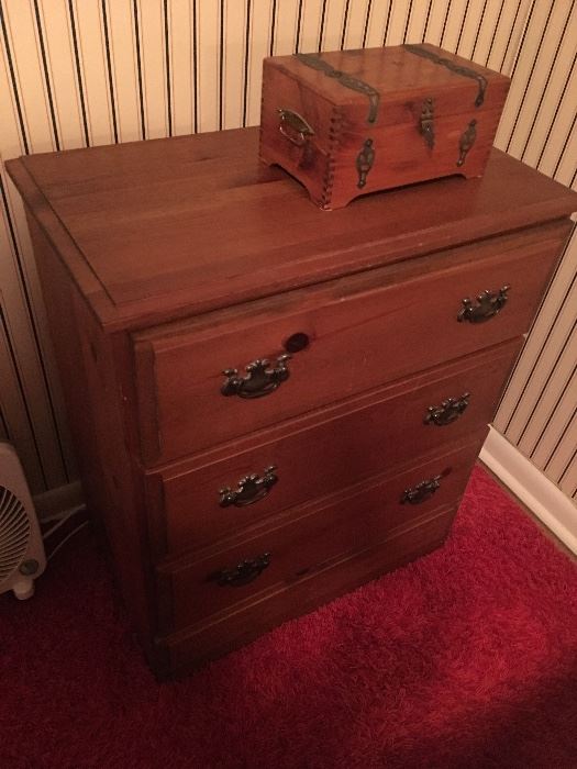 Solid wood small dresser