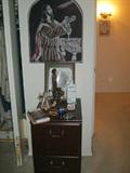 Religious art, file cabinet