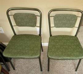 4x Hamilton Cosco vintage folding chairs [green]
