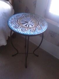 MOSAIC WROUGHT IRON TABLE