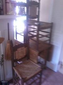 DROP LEAF TABLE AND CHAIR SET