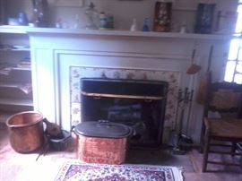OLD SAGINAW FIREPLACE