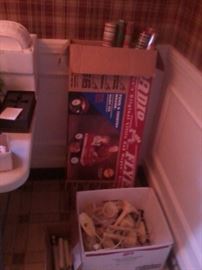 CHRISTMAS LIGHTS, AND WRAPPING PAPER 