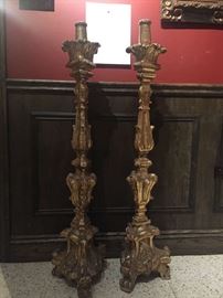 Gilt over Pear Wood Hand Carved