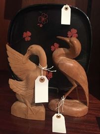 Hand Carved Birds