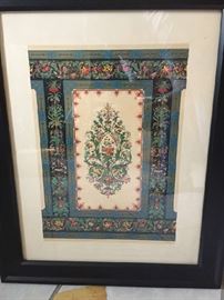 Antique Chromolithograph "Wallpaper, London"