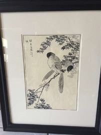 Maekawa Bunrei, Woodblock from "Bunrei's Painting Manual" circa 1885