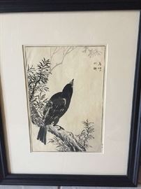 Maekawa Bunrei, Woodblock from "Bunrei's Painting Manual" circa 1885