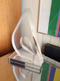 Lucite Sculpture