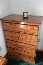 Chest of Drawers. Another set of bedroom furniture is available for sale, but not photographed.