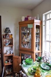 Everything, with the exception of the white table, shown is for sale.