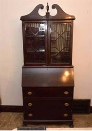 Vintage Mahogany Secretary / Hutch