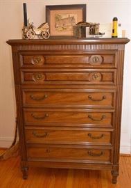 Vintage Highboy Chest of Drawers