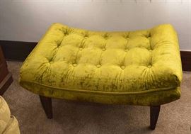 Vintage Tufted Ottoman