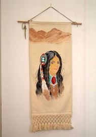 Southwestern Art / Portrait Painting on Cloth