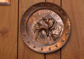 Copper Hunting Themed Plates