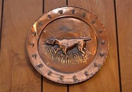 Copper Hunting Themed Plates